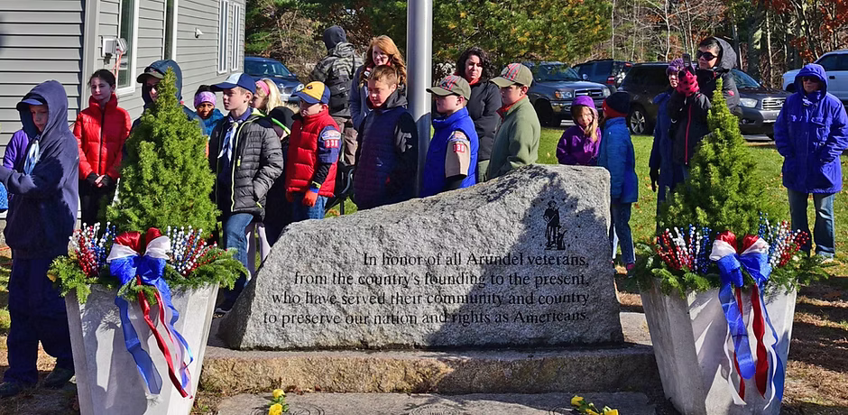In honor of Arundel Veterans 